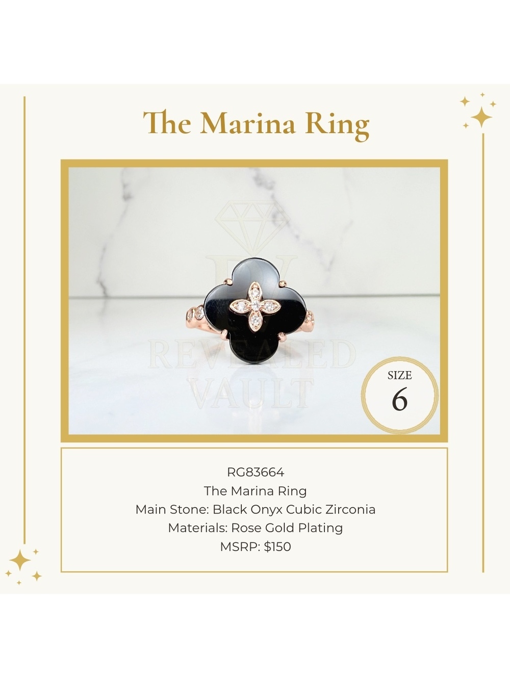 The Marina Ring - Size 6 - OG